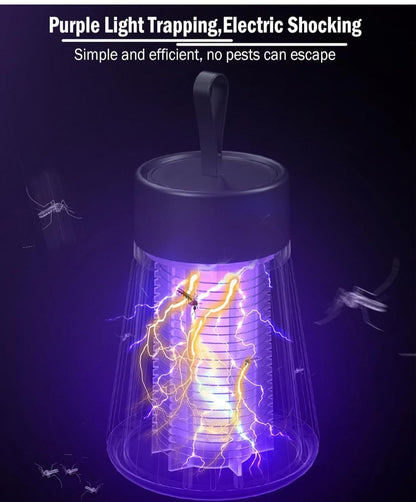 🦟⚡ USB Rechargeable Mosquito Killer Lamp 🌙 Sleep Peacefully Without Mosquitoes