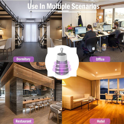 🦟⚡ USB Rechargeable Mosquito Killer Lamp 🌙 Sleep Peacefully Without Mosquitoes