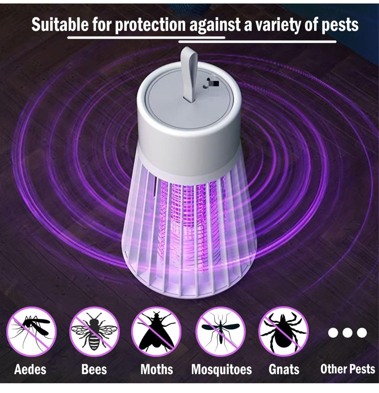 🦟⚡ USB Rechargeable Mosquito Killer Lamp 🌙 Sleep Peacefully Without Mosquitoes