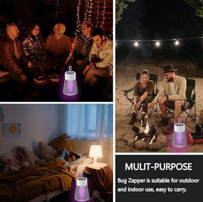 🦟⚡ USB Rechargeable Mosquito Killer Lamp 🌙 Sleep Peacefully Without Mosquitoes