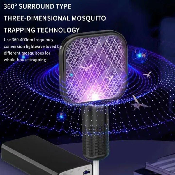 USB Rechargeable 360° Mosquito Killer Lamp – UV LED Insect Trap for Indoor & Outdoor Use