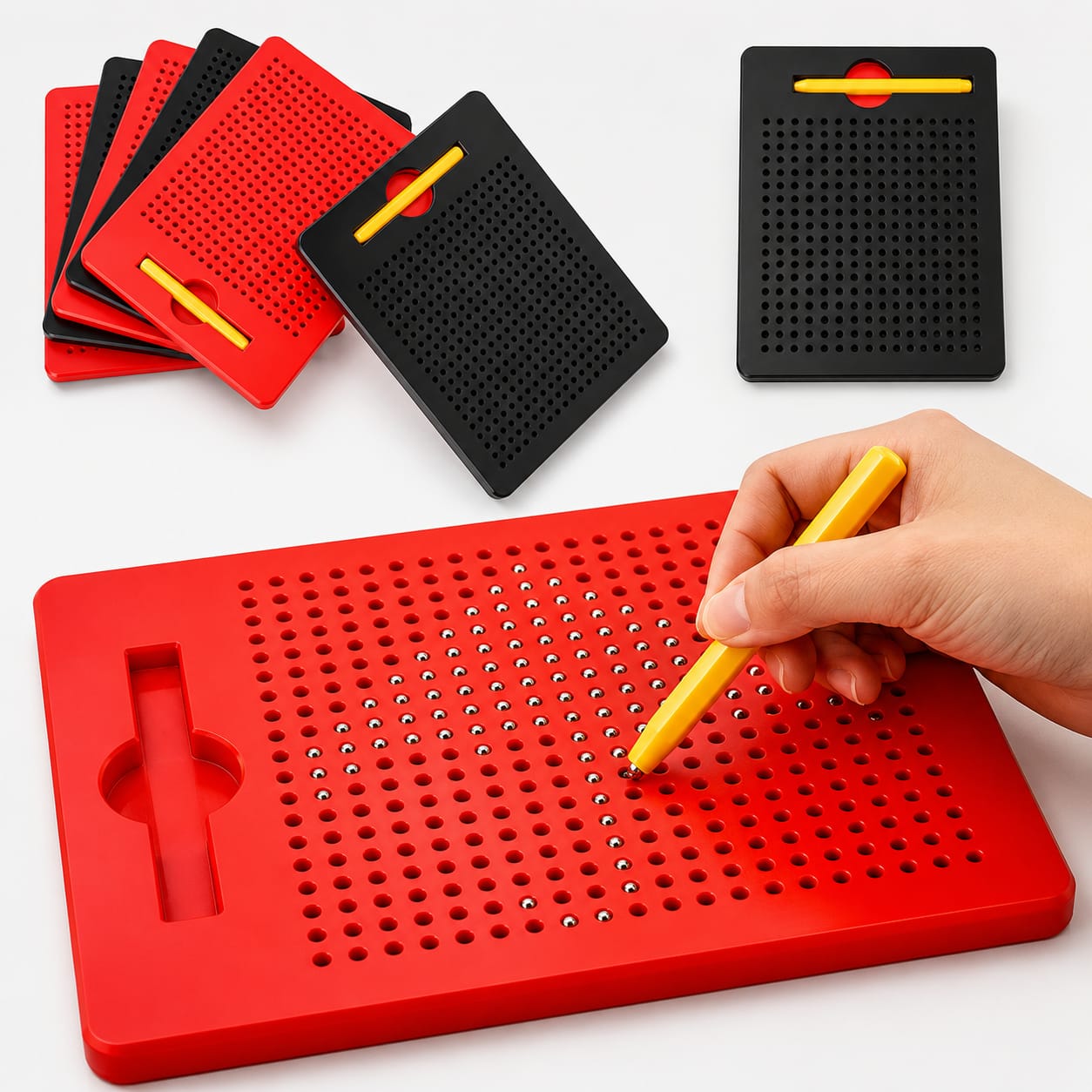 Magnetic Drawing Board for Kids | Reusable Educational Sketch Pad with Magnetic Pen