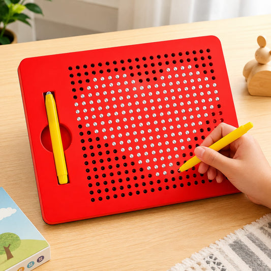 Magnetic Drawing Board for Kids | Reusable Educational Sketch Pad with Magnetic Pen