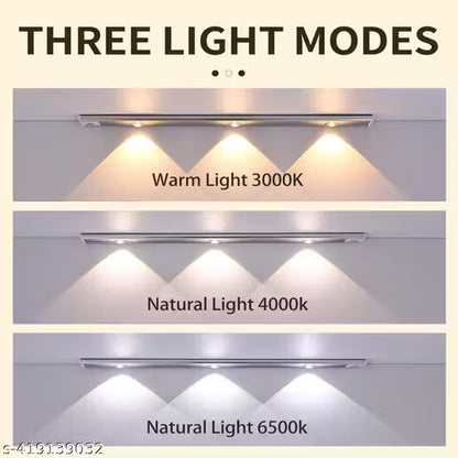 Rechargeable Motion Sensor LED Under Cabinet Light – USB Magnetic Wireless Closet & Kitchen Light