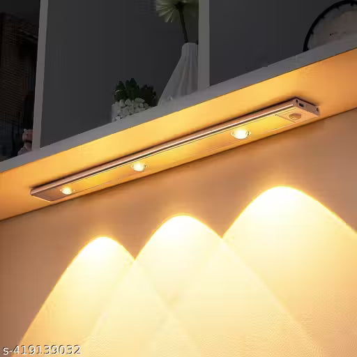 Rechargeable Motion Sensor LED Under Cabinet Light – USB Magnetic Wireless Closet & Kitchen Light