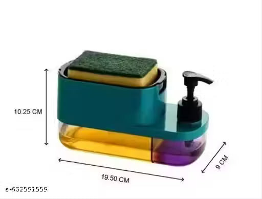 2 in 1 Soap Pump Dispenser for Dishwasher Indigo Liquid, Soap Dispenser for Kitchen